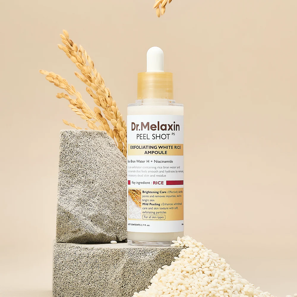 Dr.Melaxin Peel Shot Exfoliant White Rice Ampoule