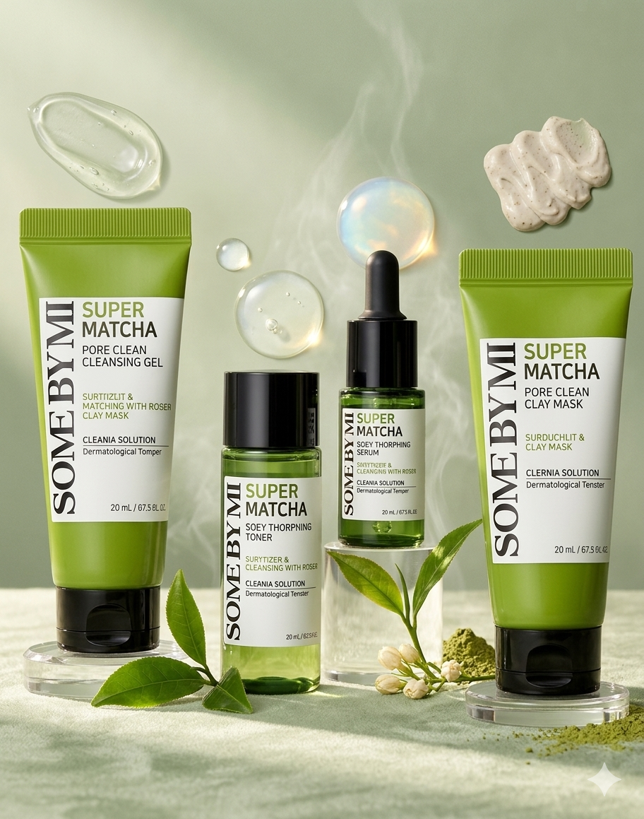 SOME BY MI - SUPER MATCHA PORE CLEAN CLEANSING GEL سوم باي مي سوبر ماتشا