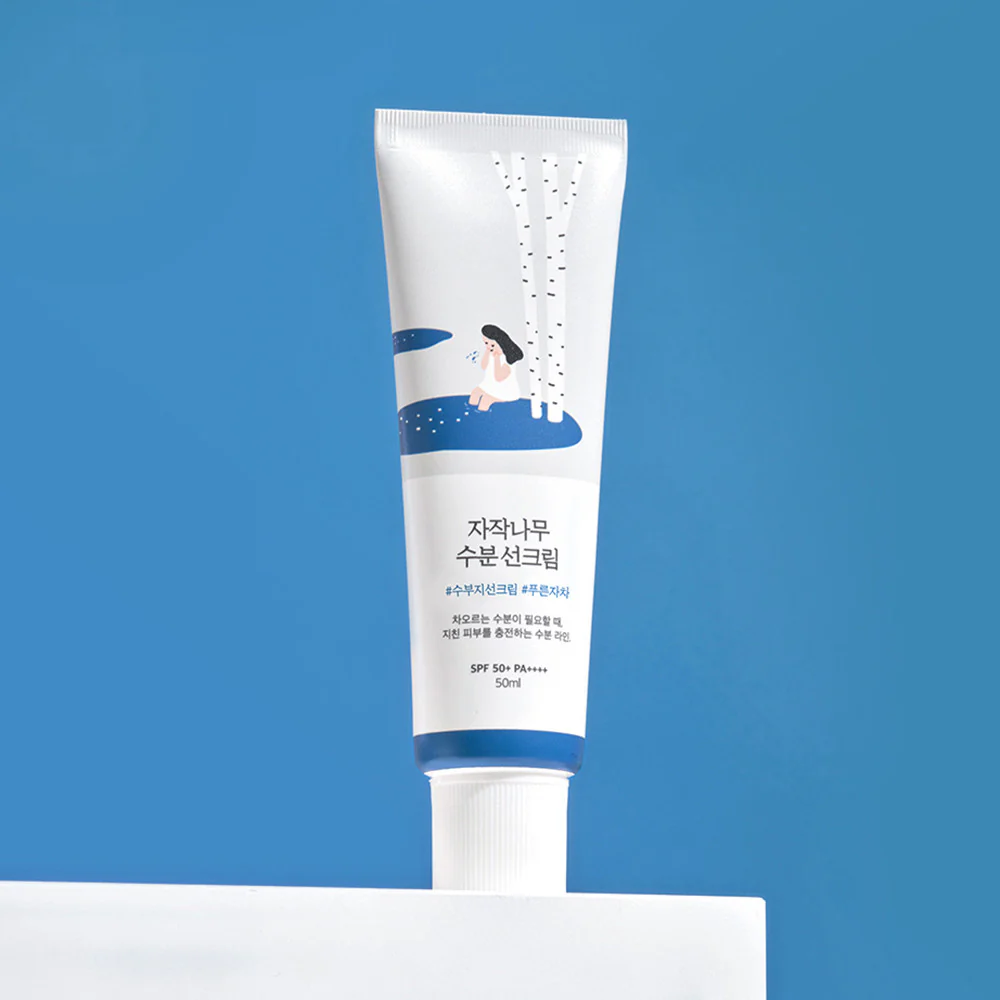 نائل - مستدير معمل عصير البتولا مرطب واقي شمسي-50