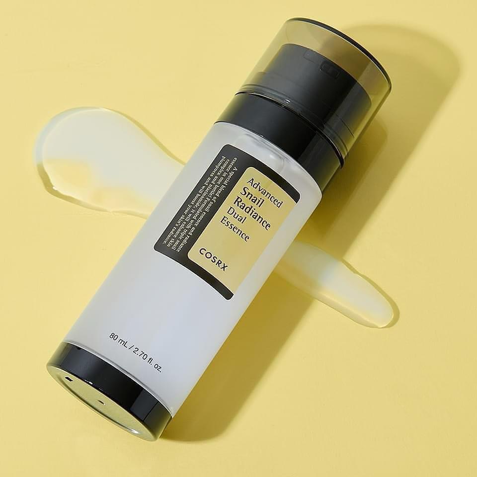 ‏Cosrx ‏Advanced Snail Radiance Dual Essence كوزركس امبولة اسنس الحلزون المزدوجة 