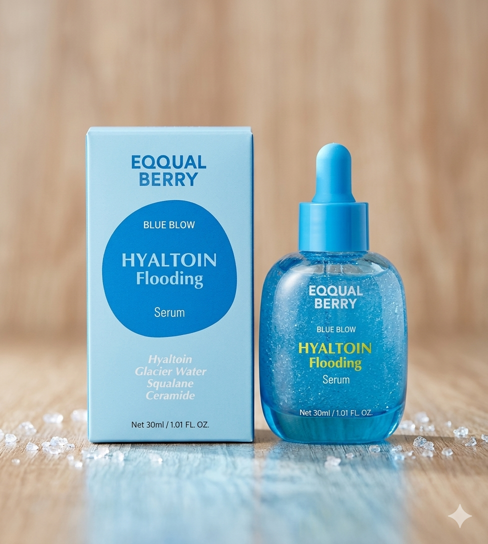 EQQUAL BERRY Blue Blow Hyaltoin Flooding Serum إيكوال بيري سيروم هيالتوين لترطيب البشرة