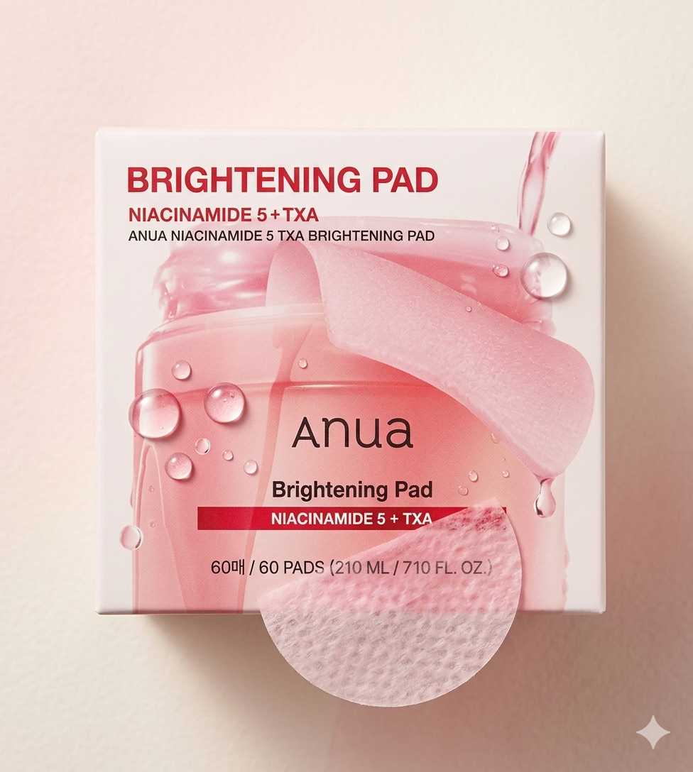 Anua Niacinamide 5 TXA Brightening Pad وسادة تفتيح أنوا نياسيناميد 5 تي إكس إيه