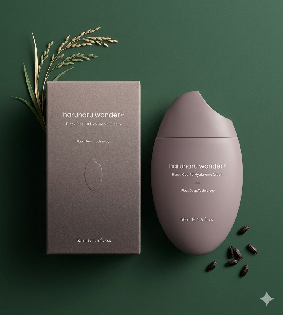 هاروهارو وندر كريم الأرز الأسود وحمض الهيالورونيك