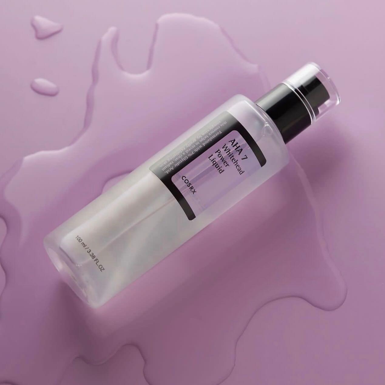 ‏Cosrx Aha 7 Whitehead Power Liquid كوزركس تونر مقشر بأحماض الالفا هيدروكس 7%