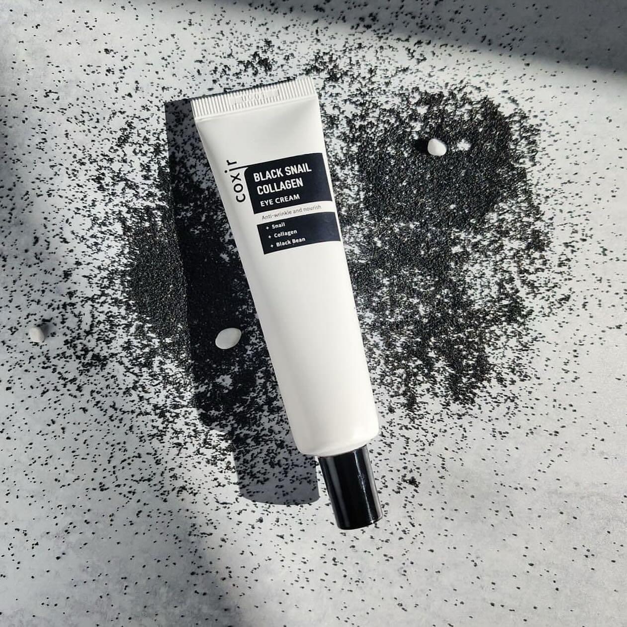 Coxir Black Snail Collagen All In One Eye Cream كوكسر كريم العين ب كولاجين الحلزون الاسود 