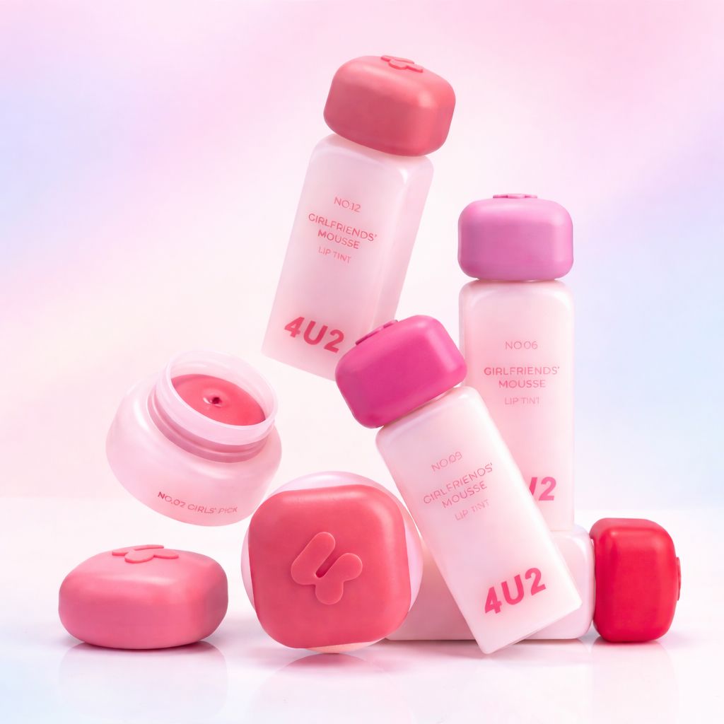 4U2 GIRLFRIENDS’ MOUSSE LIP TINT موس ليب تينت فور يو تو