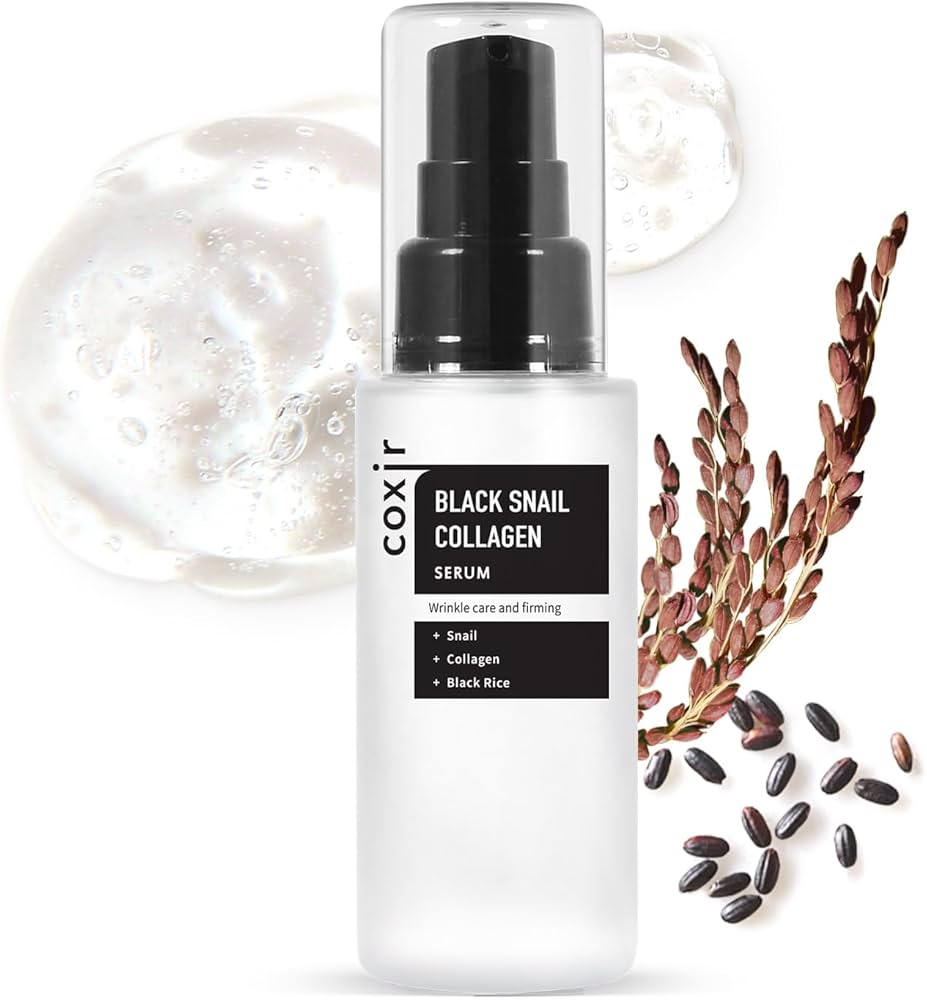 Coxir Black Snail Collagen Serum   سيروم الكولاجين والحلزون الأسود من كوكسير