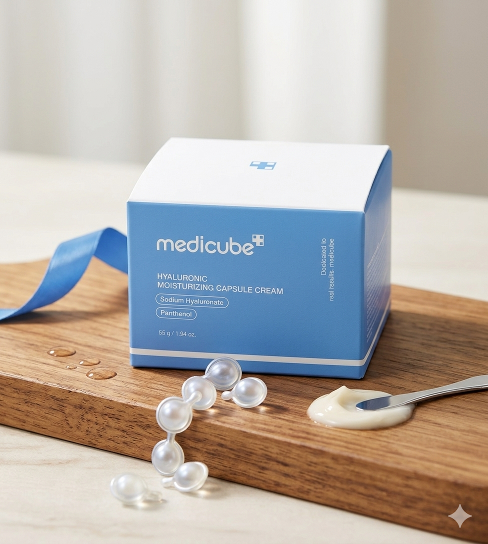 Medicube Hyaluronic Moisturizing Capsule Cream كريم ميديكيوب مرطب كبسولات الهيالورونيك