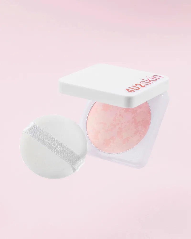 4U2 Skin Soft Rose Blurring Setting Powder 4U2 بودرة تثبيت "سوفت روز" المموهة للمسام