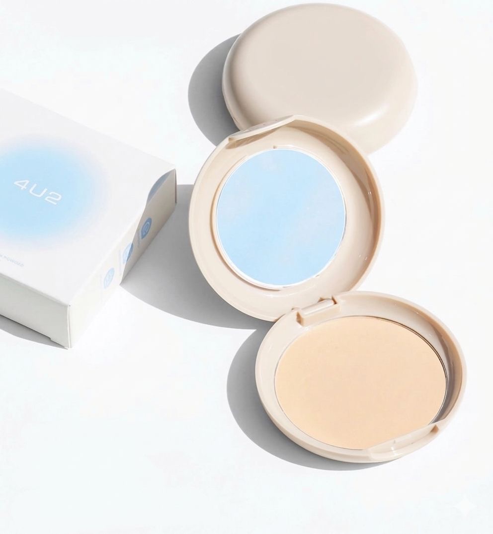 4U2 Skin Mineral Youth Powder SPF22 PA++ 4U2 بودرة أساس مضغوطة المعادن للشباب