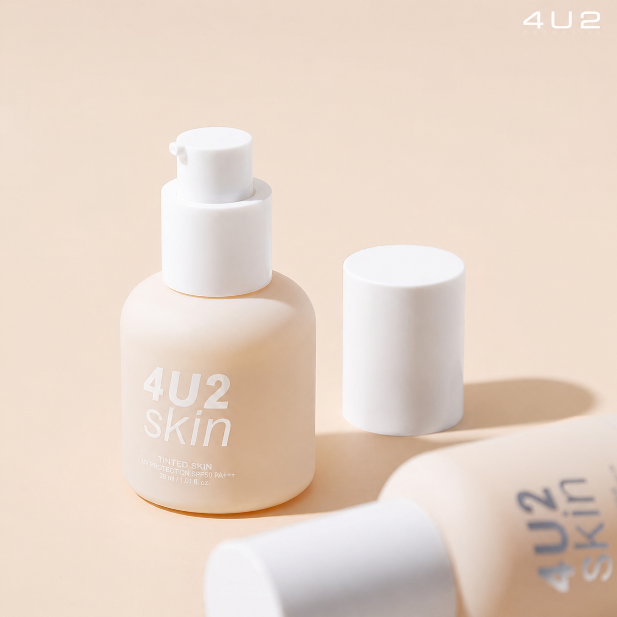 4U2 PRO SKIN LONGWEAR FOUNDATION SPF50+ PA++++ 4U2 كريم أساس برو سكين طويل الأمد