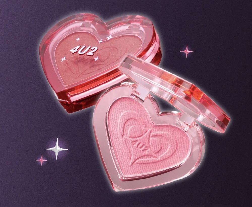 4u2 4U2 Heart Blush فور يو تو - أحمر خدود (هارت بلاشر)