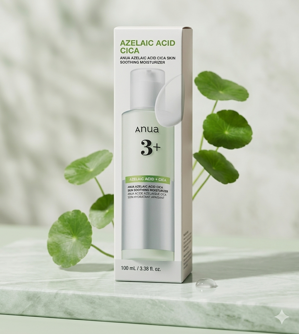 Anua ANUA Azelaic Acid Cica Skin Soothing Moisturizer أنوا مرطب سيكا وحمض الأزليك لتهدئة البشرة 100ml