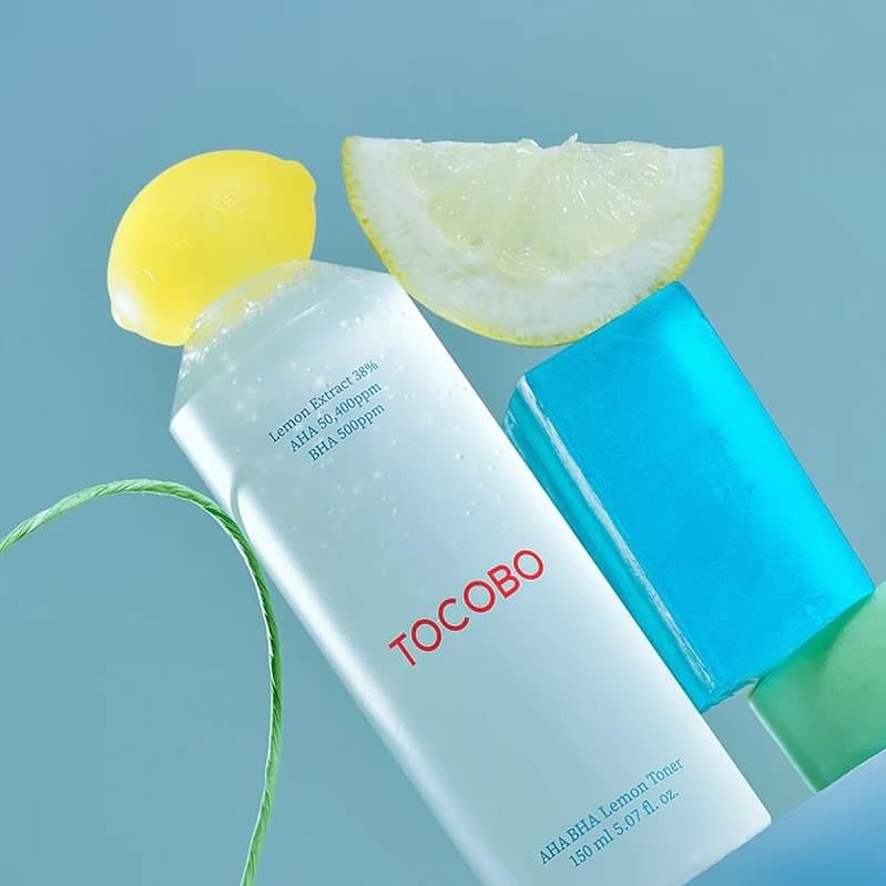  Tocobo Aha Bha Lemon Toner توكوبو تونر الأحماض و الليمون