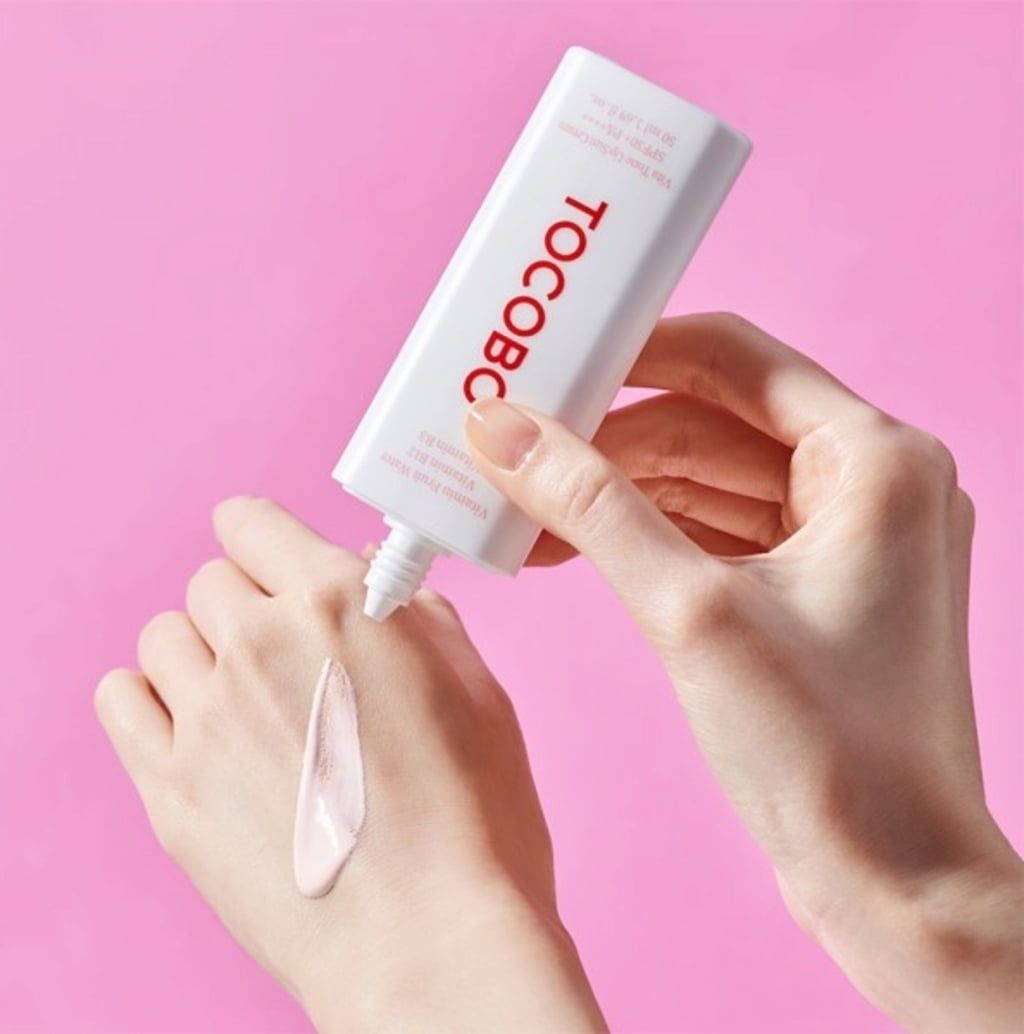 Tocobo Tocobo Vita Tone Up Sun Cream Spf50  توكوبو كريم واقي شمسي لاضاءة الوجه 50 ml