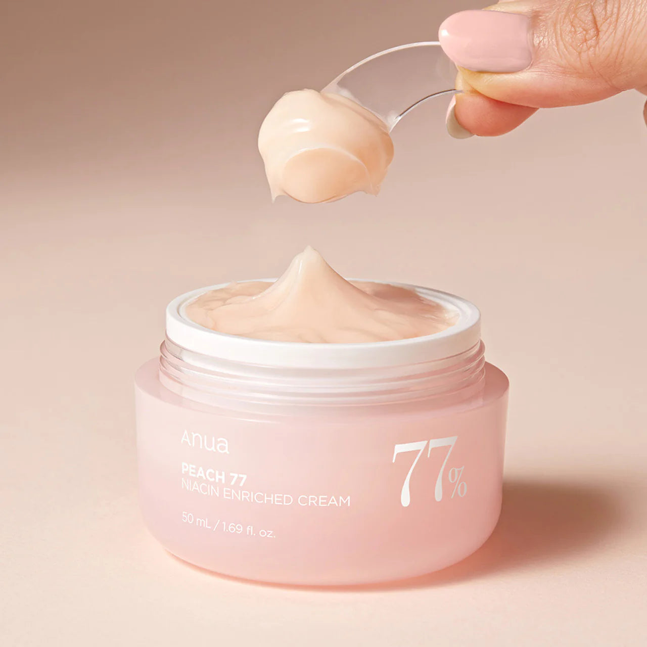 ‏Anua Peach 77 Niacin Enriched Cream أنوا كريم مرطب بالخوخ 77% والنياسينمايد 