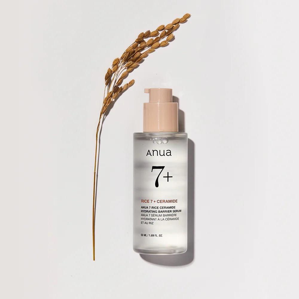Anua Rice 7 Ceramide Hydrating Barrier Serum  أنوا سيروم الترطيب والتفتيح بمستخلص الأرز والسيراميد 