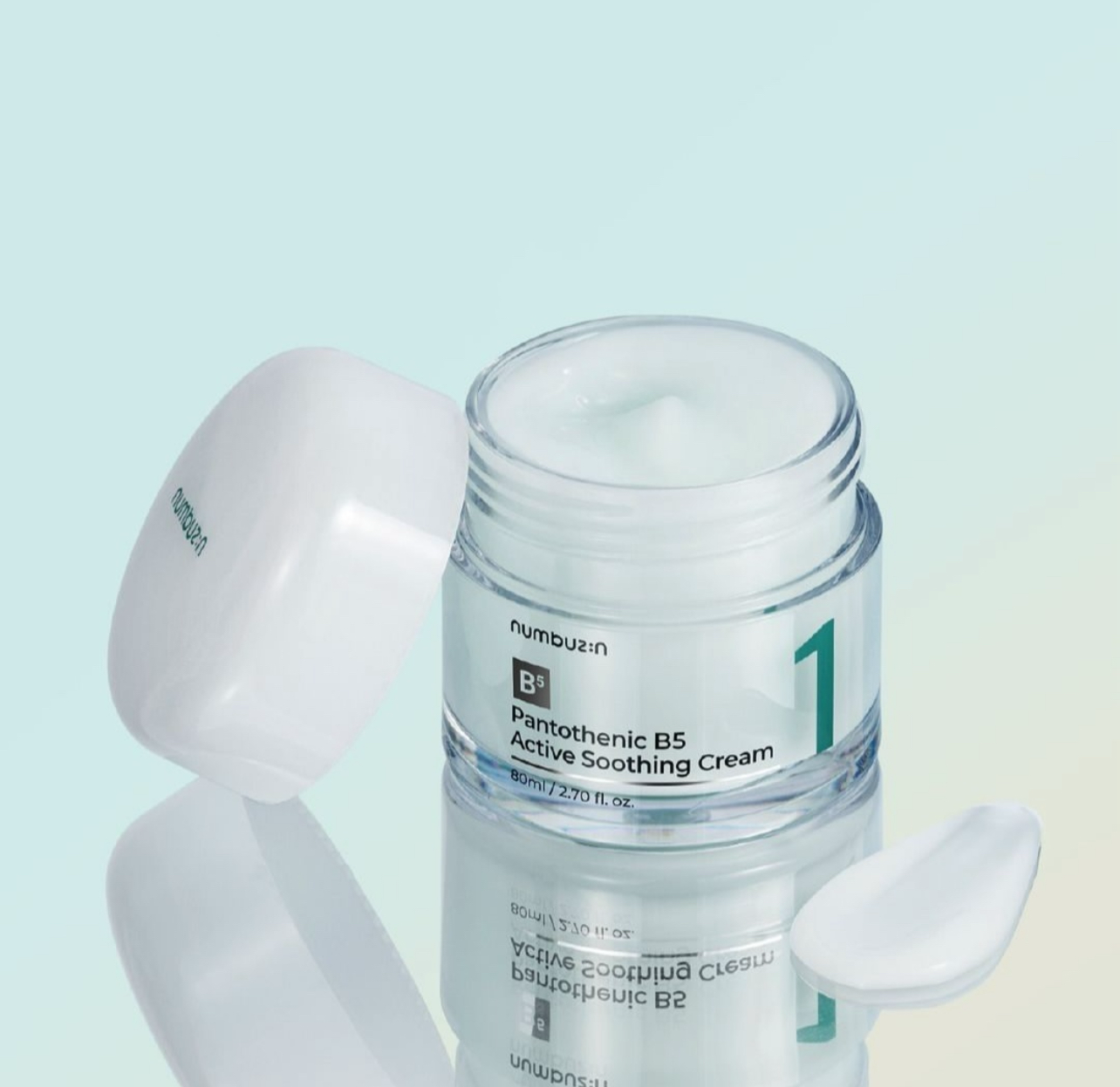 Numbuzin No.1 Pantothenic B5 Active Soothing Cream نمبوزين كريم مهدئ بالبانتينول