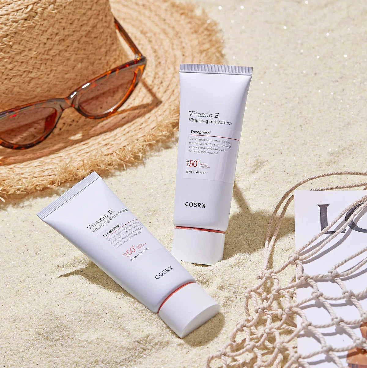‏Cosrx Vitamin E Vitalizing Sunscreen Spf 50 كوزركس واقي شمسي بفيتامين اي 
