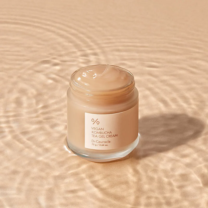Dr.Ceuracle Vegan Kombucha Tea Gel Cream دكتور سيوراكل كريم جل مرطب للبشرة الباهتة 