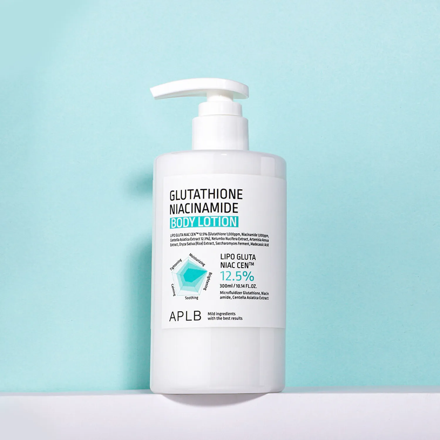Aplb Glutathione Niacinamide Body Lotion  لوشن للجسم يحتوي على الجلوتاثيون والنياسيناميد من أبلب