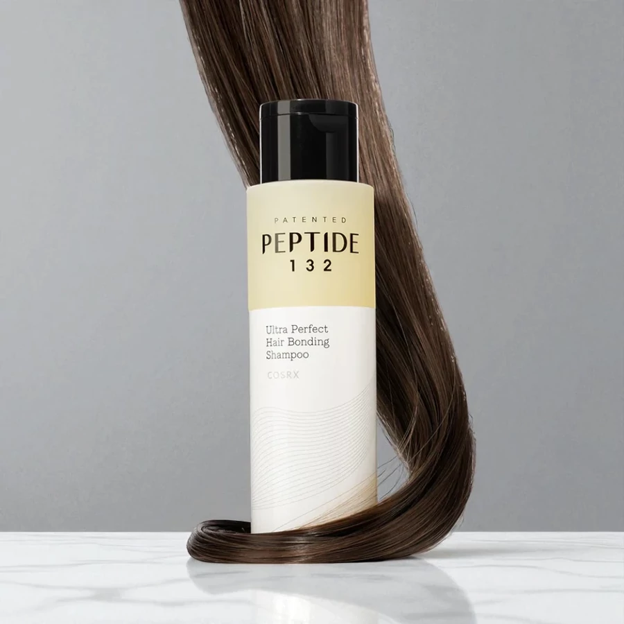 Cosrx Peptide 132 Ultra Perfect Hair Bonding Shampoo    شامبو كوسركس ببتيد 132 فائق الفعالية لتقوية روابط الشعر